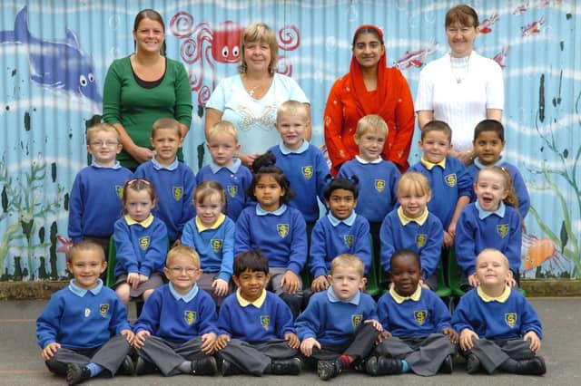 Reception class II children from St Josephs RC Primary in Ribbleton in 2006