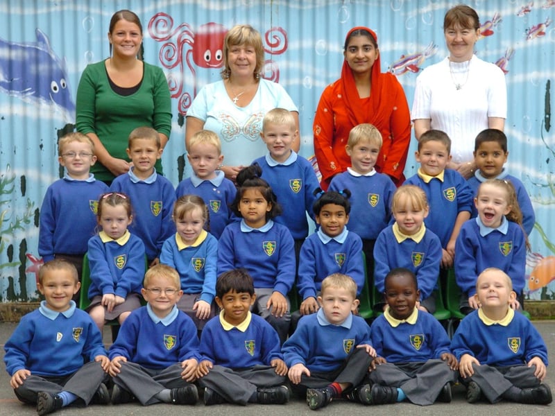 Reception class II children from St Josephs RC Primary in Ribbleton in 2006