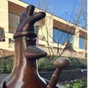 Feathers McGraw Statue outside the Animate Complex - Celebrating Nick Park's infamous link to the city.