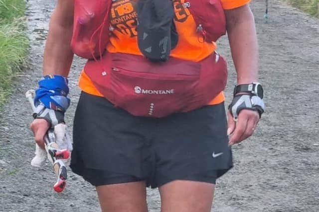 Annie on the Lakeland 50