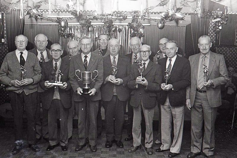 Veterans Bowling Winners at Deepdale Labour Club, Preston
December 1986