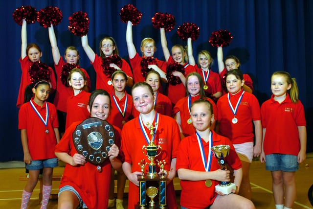 Trophy winners - the Preston Rosettes Morris dancing group