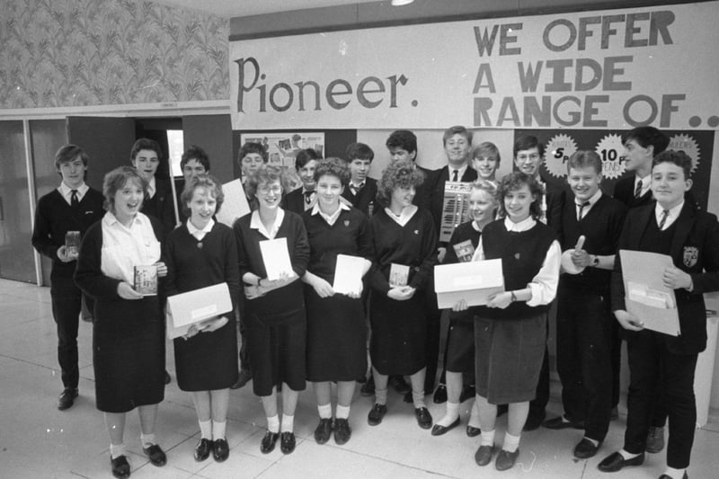 This group of enterprising youngsters could hold the key to Britain's industrual future. They form the youngest group of staff and executives at any Lancashire company and at Pioneer they really mean business. Pioneer is the Preston firm set up by the 16-year-olds at Fulwood High School under the Young Enterprise programme