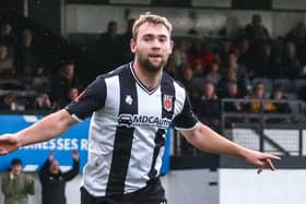 Connor Hall scored both Chorley goals (photo: Stefan Willoughby)