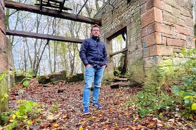 Andrew Pollard, pictured on one of his previous ghost hunts