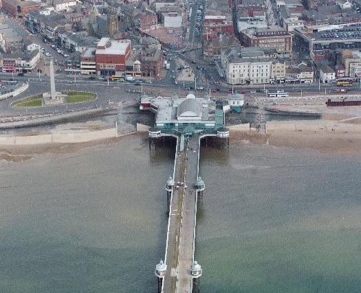 North Pier from the air