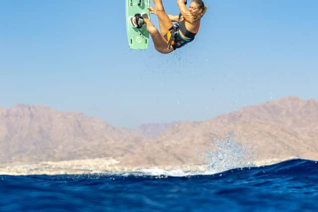 Kitesurfer Hannah Whiteley