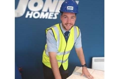 Chris Doolan, Site Manager at Jones Homes’ Moorfield Park development in Poulton-le-Fylde, who has won an NHBC Pride in the Job Quality Award.