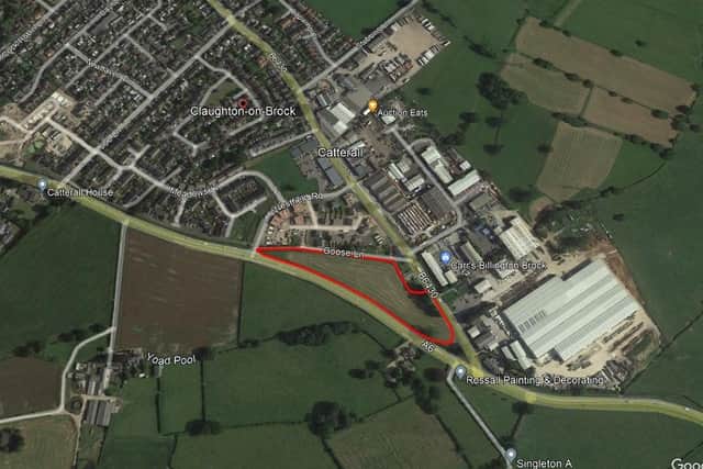 The new trade park will open on A6 Preston Lancaster Road in Claughton-on-Brock, near Garstang. (Picture by Google)