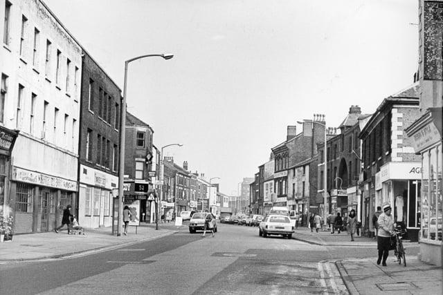 A new lease of life was planned in 1984 for the run-down street which once formed the heart of the town's shopping centre. Housing, shops, restaurants and entertainment centres were involved in the plan to revitalise Church Street, Preston