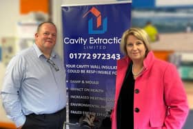 Damian and Katherine Fletcher MP. Photo: Cavity Extraction