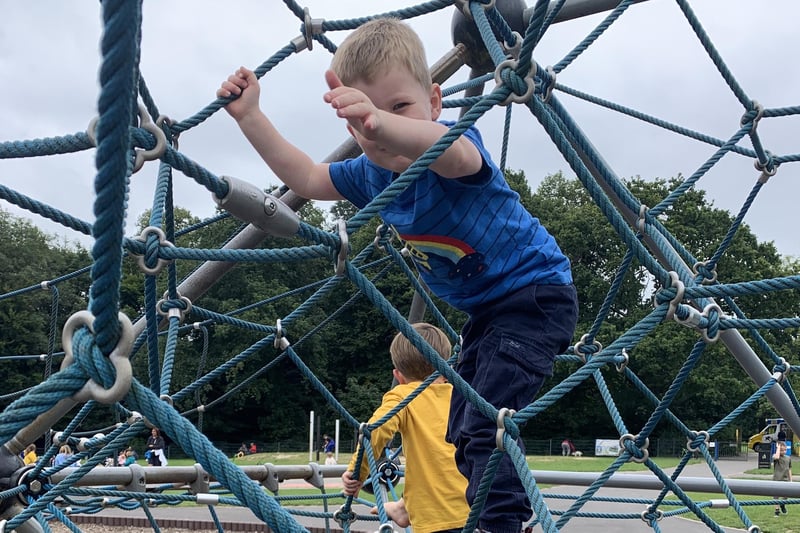 Sure to be busy on a nice day, Worden Park playground is a big hit for children of all ages.
You can easily spend a few hours here, with sandpits, swings, slides and climbing frames.
During the summer holidays, car park restrictions have been lifted.