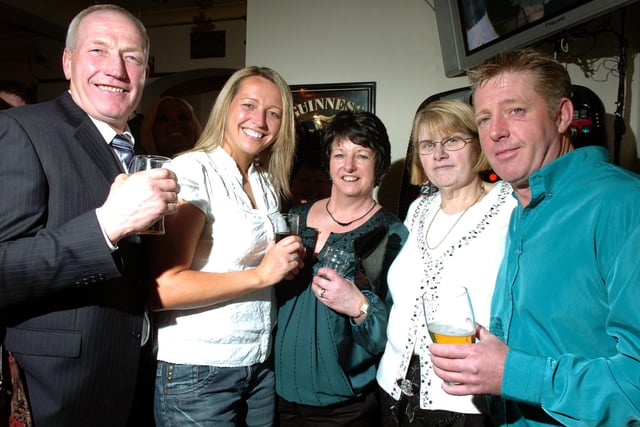 St Patrick's Day at the Unicorn with Michael, Angela and Mary Kelly, Sheila Duffy and Raymond McDermott