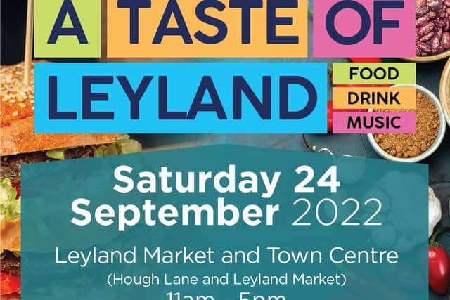 The festival will be at Hough Lane and Leyland Market