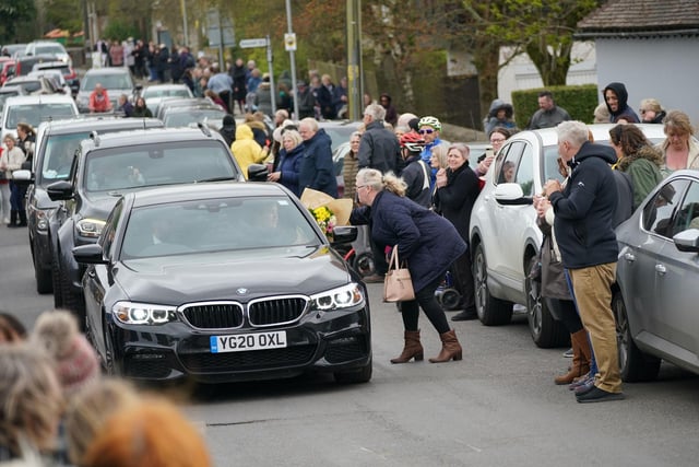 The funeral cortege.