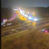 The M6 was closed overnight on Monday, December 4 between J29 and J30 due to police incident