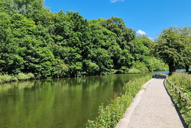 A walk around the lake at Yarrow Valley Country Park takes around 20 minutes to half an hour. Take in the wildlife and stop for a hot drink at the cafe at the end of your stroll