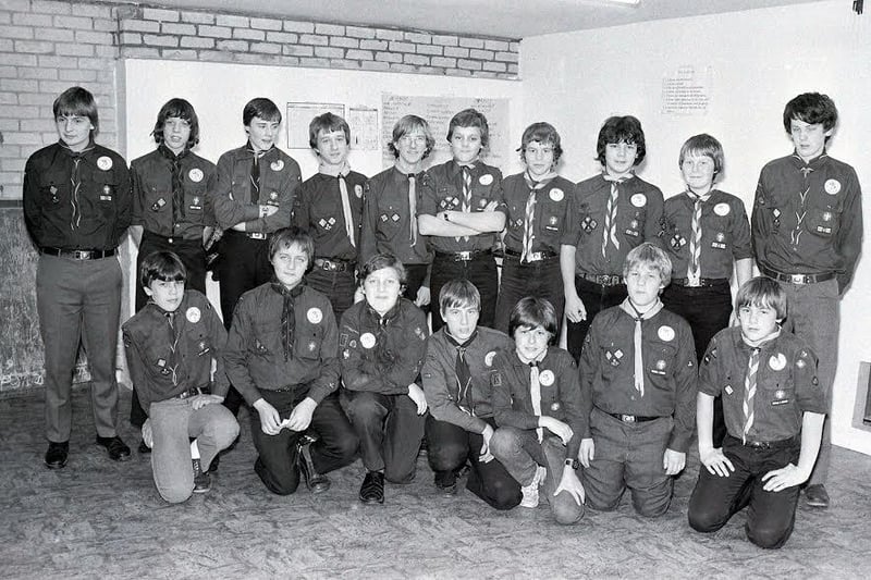 Sutton Ashfield Scouts presentation from 1982