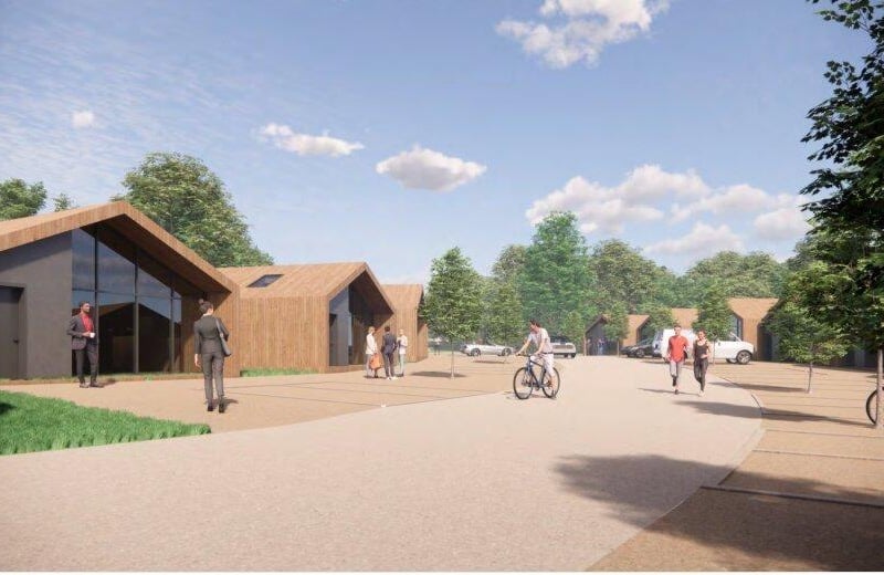 The office pods will be fully serviced (Image: FWP Limited, via Preston City Council planning portal )