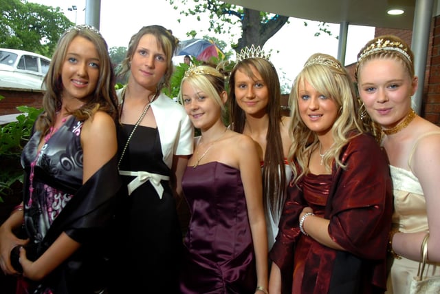 Looking their best for the Corpus Christi Catholic High School 2008 Prom at The Barton Grange Hotel