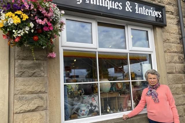 Shopkeepers called for more police on the beat in Longridge following the break-ins. Ellie Halsall (pictured) discovered her shop door smashed in at Berry Antiques &  Interiors.