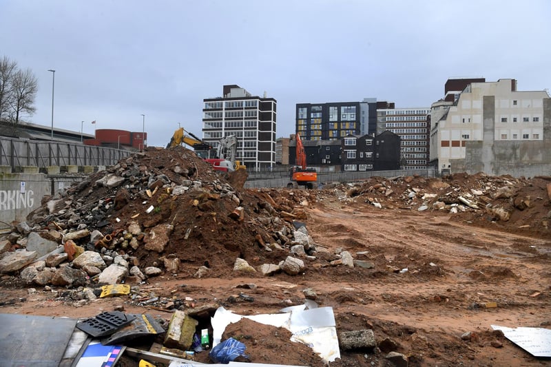 An eight-screen Arc Cinema, 16-lane Hollywood Bowl, games outlet and several restaurant chains and street food operators will rise from the rubble of the old indoor market.
