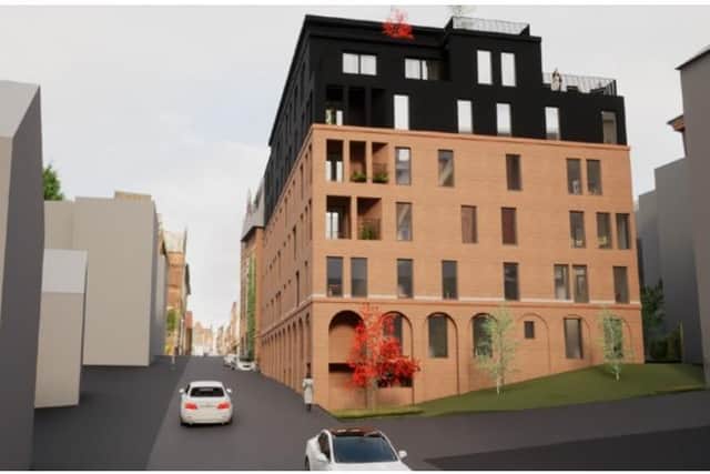 How the new apartment block could look (Image: Stdio John Bridge).