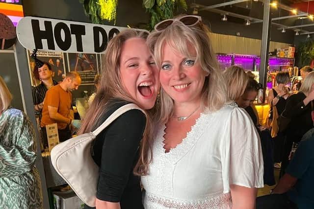 Guy’s sister Faye with her daughter Tallulah.