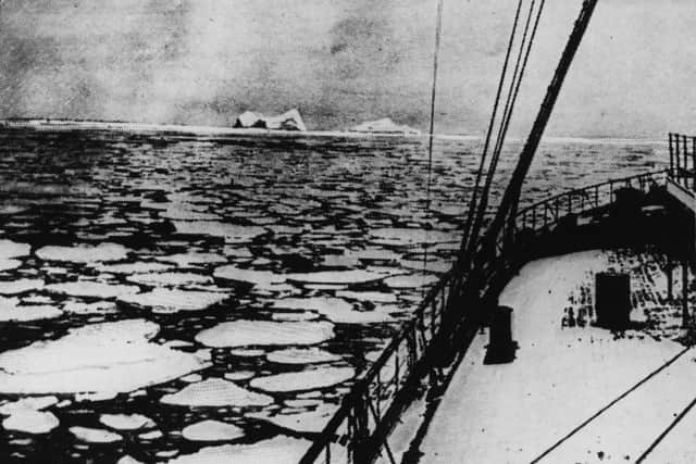 This photograph was taken in the same area of the Atlantic Ocean where the RMS Titanic would sink just 11 days later on April 15, 1912 (Picture: Hulton Archive/Getty Images)