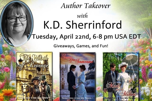 Join me on Facebook April 22nd for my author takeover at Abigial Keam's History Mystery Chicks. There will be fun and games and a chance to win a copy of my award winning Novella, " Christmas at The Saporis.
