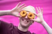 Food festival A Taste of Leyland on Hough Lane. David Broughton from Freshly Made Doughnuts.