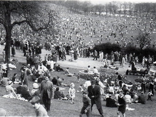 Avenham Park, Preston. Easter Monday 1956