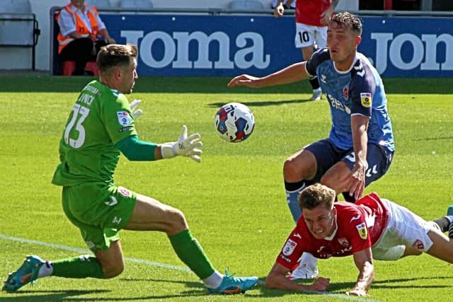 Morecambe drew against Fleetwood Town at the Mazuma Stadium Picture: Michael Williamson