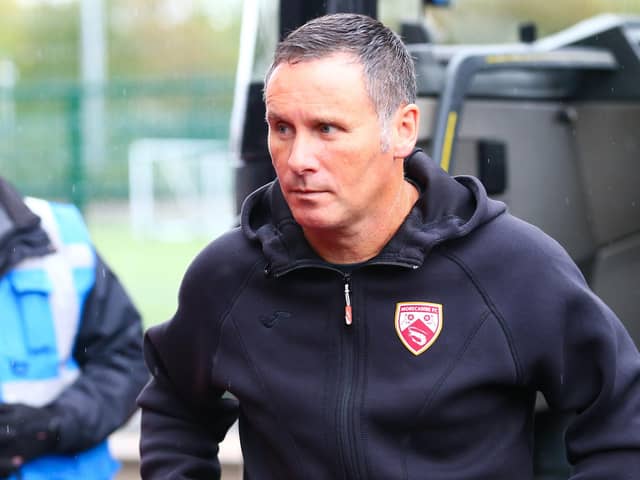 Ged Brannan was devastated after Morecambe's 6-0 defeat at Wrexham on Saturday Picture: Jack Taylor