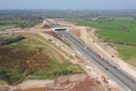 Overhead view of the new Preston Western Distributor Road