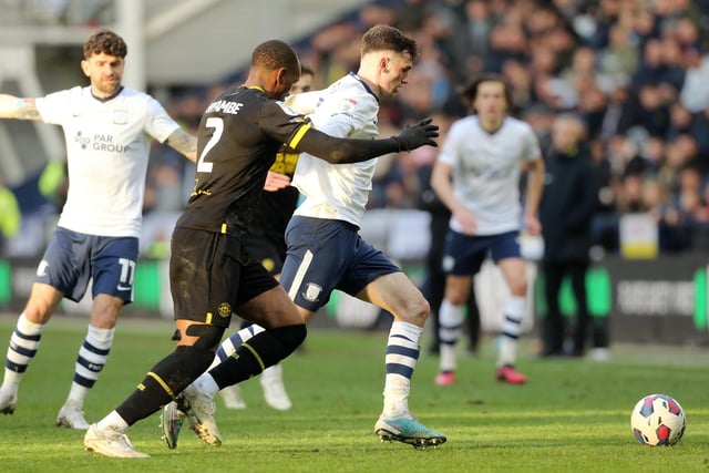 Probably needs to tighten up his decision making, there were a few chances to play others in, but a good creative outlet for PNE and looks to get on the ball which they do lack at times.