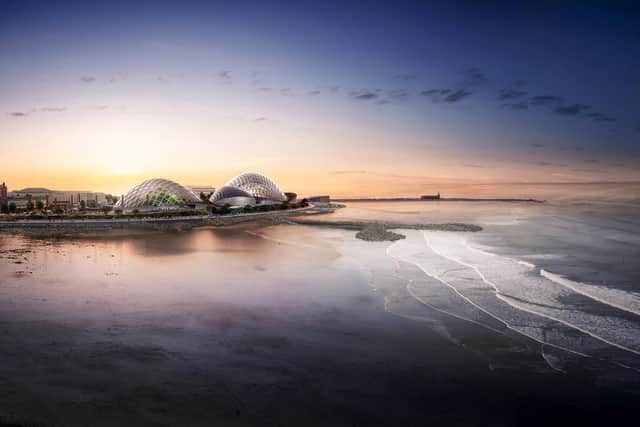 An artist's impression of how Eden Project Morecambe might look. Photo: Eden Project