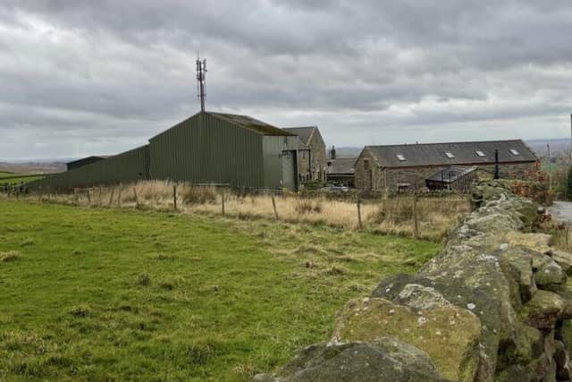 Peewit Farm, where storage buildings and workshops will make way for three new houses (image via Chorley Council planning portal)