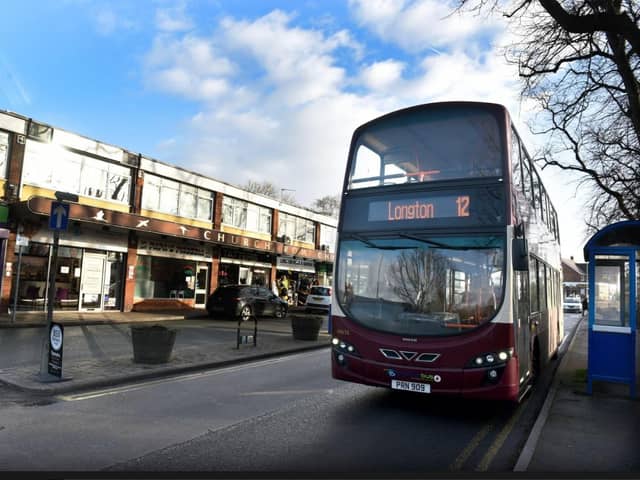 The No 12 service is the only link between Longton and New Longton and on into Preston.
