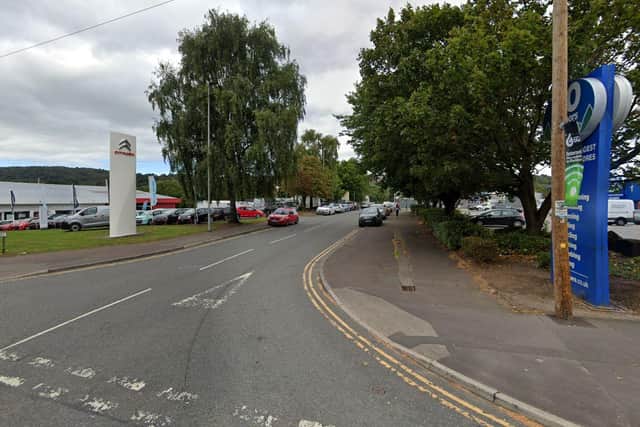 Two men were hospitalised after a stabbing in Throstle Street, Blackburn (Credit: Google)