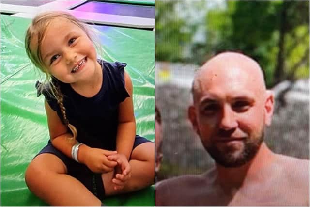 Police believe Autumn Cooney may be with her dad Simon (Credit: Lancashire Police)