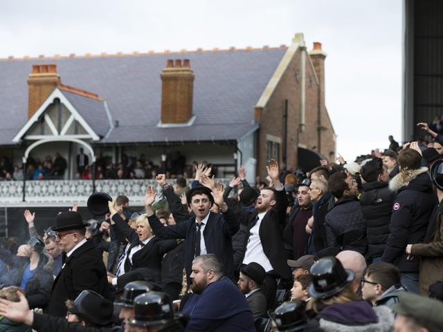The Gentry loving their day out at Fulham's Craven Cottage in 2017