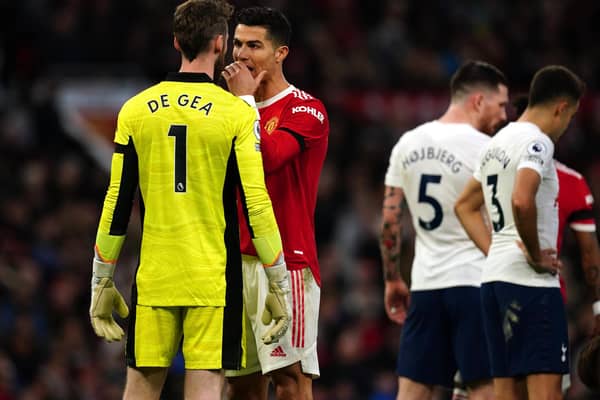 The often mispronounced David De Gea playing for Manchester United (Credit: Martin Rickett/PA Wire)