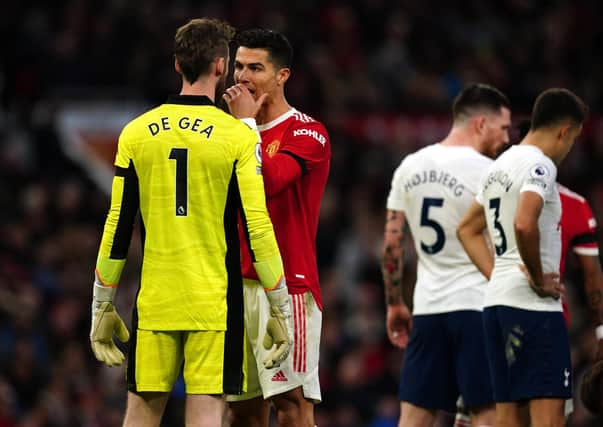 The often mispronounced David De Gea playing for Manchester United (Credit: Martin Rickett/PA Wire)