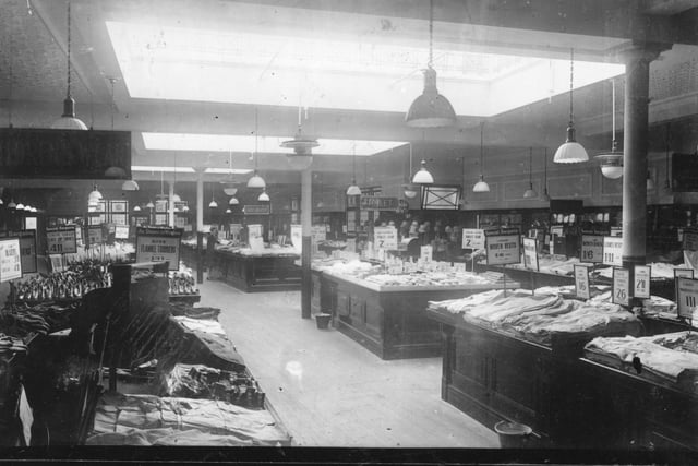 Inside the Marks & Spencer store in the late 1920s and early 1930s