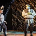 Shrek The Musical stars Brandon Lee Sears as Donkey, Antony Lawrence as Shrek and Joanne Clifton as Princess Fiona.