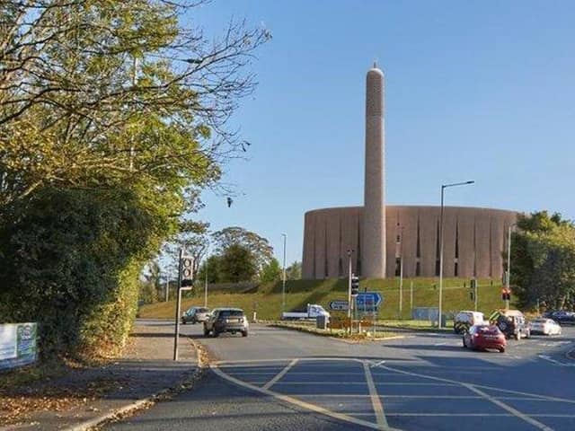 The 12-metre high mosque will have a 30-metre tall minaret