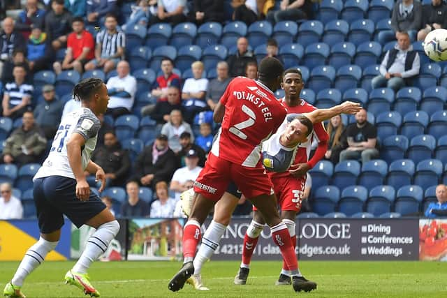 Preston North End skipper Alan Browne opens the scoring against Middlesbrough at Deepdale