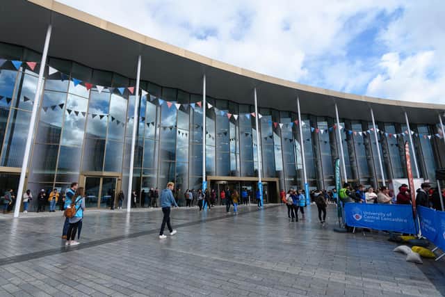 Exterior of the square and new student centre at UCLan. Photo: Kelvin Stuttard