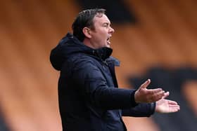 Morecambe manager Derek Adams Picture: Lewis Storey/Getty Images